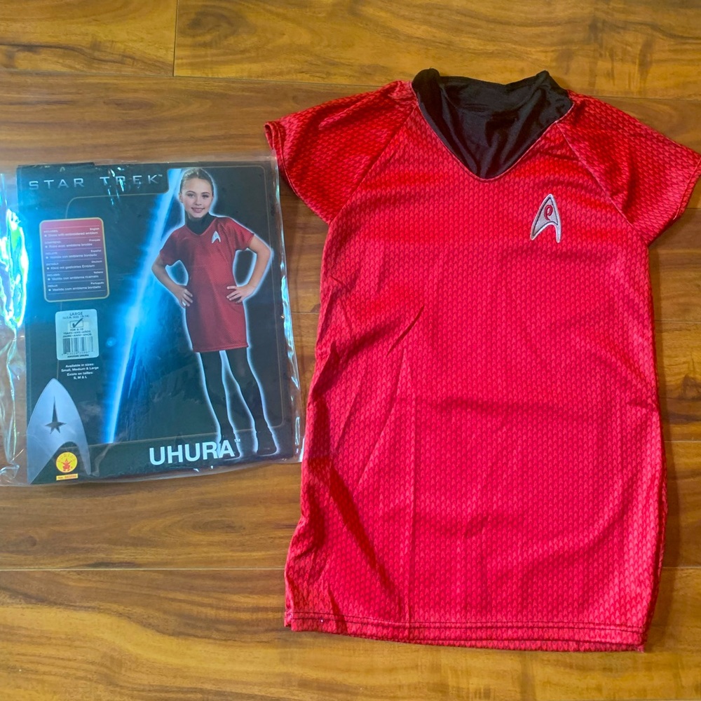 Girls Large Star Trek Uhura costume